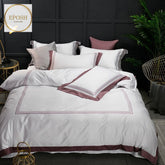 Baratta with Patch (White with magenda Bratta Stitch set)